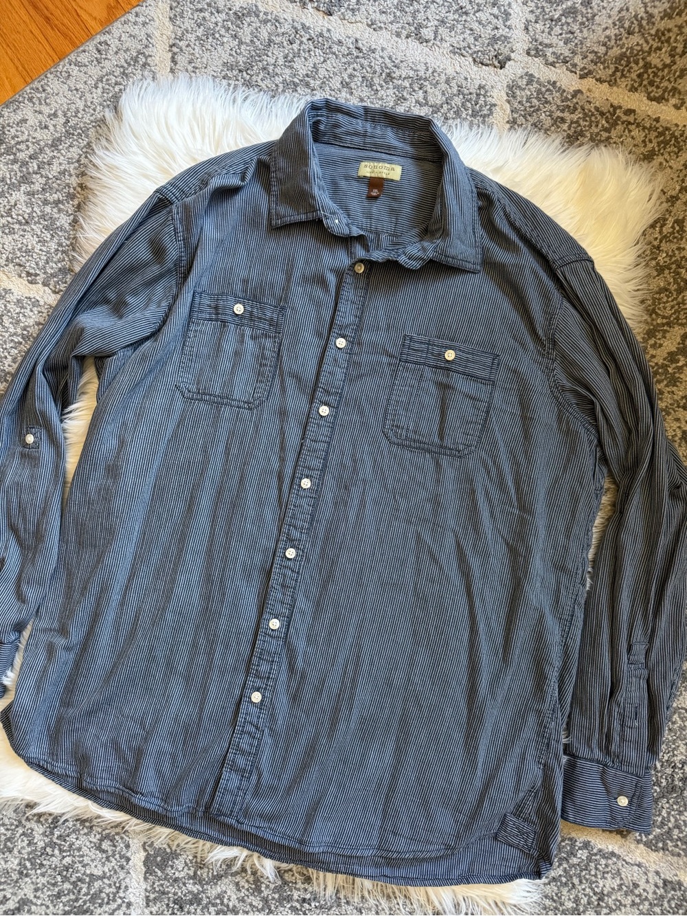 Sonoma striped button down shirt